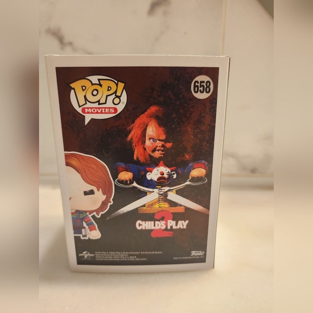 Hot Topic Exclusive Chucky On Cart. Chucky 2 Funko Pop - Picture 3 of 6